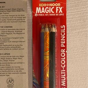 5piece KOH-I-NOOR Multicolor Pencils Artists-Quality MAGIC FX Mosaic Hardtmuth